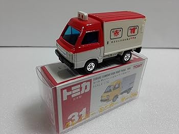 Amazon | 絶版トミカ №31 赤帽特注 スバルサンバー ハイルーフ